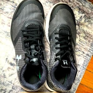 these are under armor sneakers , size 9.5 : 9 1/2 and they dont fit me .